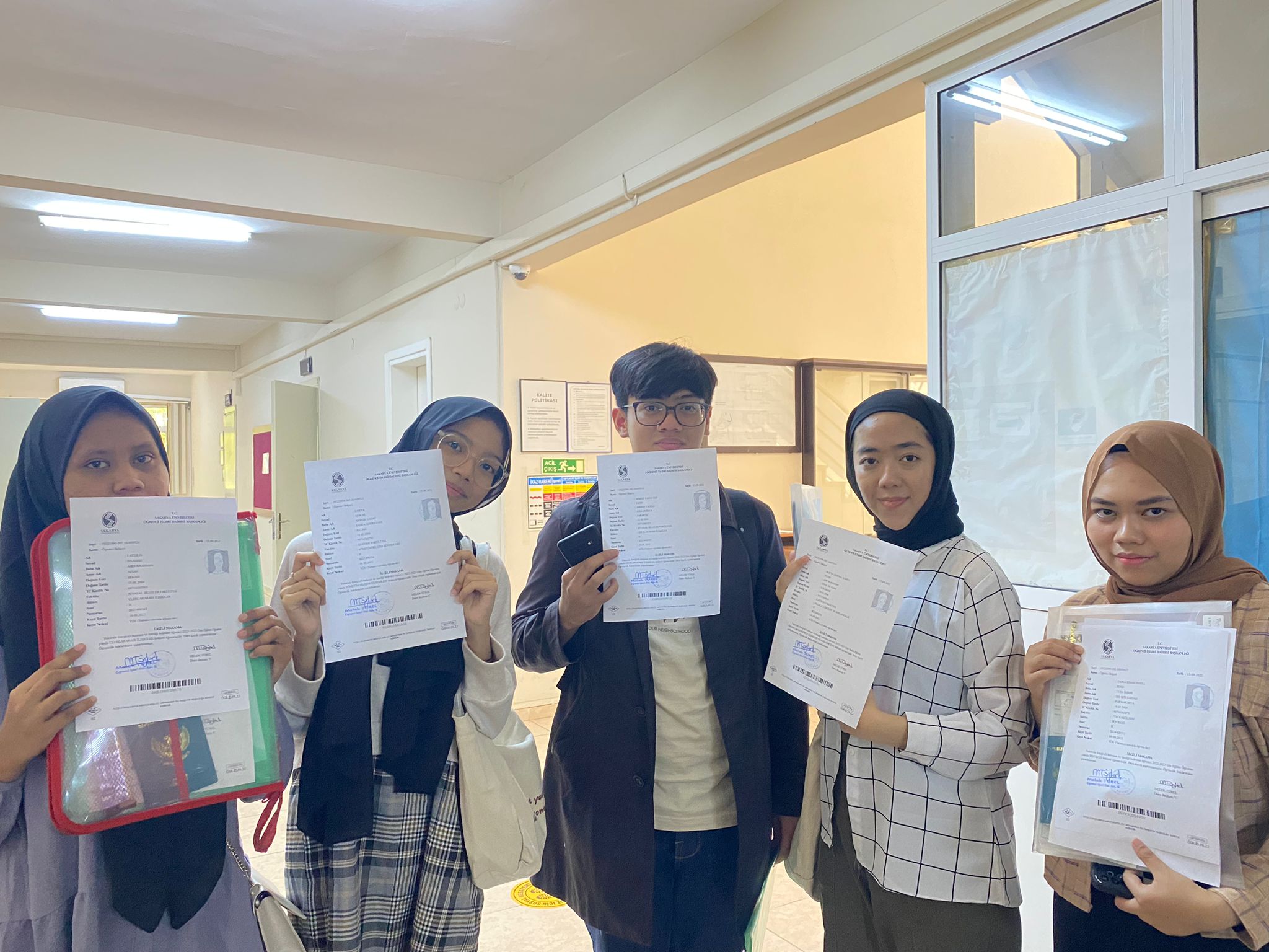 Dokumentasi keberangkatan siswa ke Turki