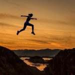 achieve, woman, girl, jumping, running, sports, sportive, athletic, athlete, runner, adventure, challenge, competition, courage, dangerous, determination, fast, freedom, enjoy, high, jump, leap, outdoor, nature, over, rush, silhouette, success, successful, sunrise, winner, young