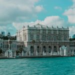 Magnificent view of Dolmabahçe Palace by the Bosphorus in Istanbul, Turkey.